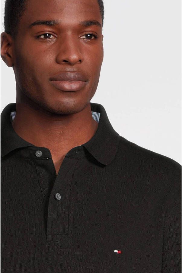 Tommy Hilfiger regular fit polo 1985 zwart