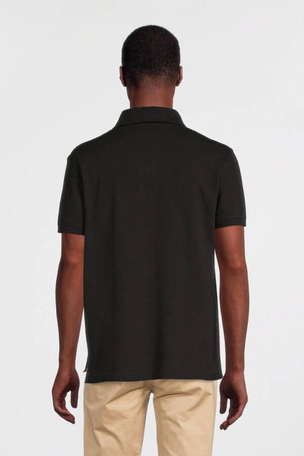 Tommy Hilfiger regular fit polo 1985 zwart