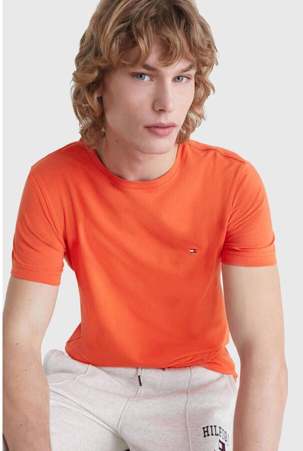Tommy Hilfiger slim fit T-shirt deep orange