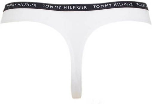 Tommy Hilfiger string (set van 3) grijs wit zwart