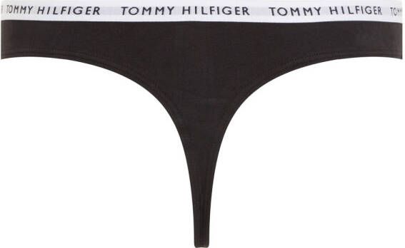Tommy Hilfiger string (set van 3) zwart