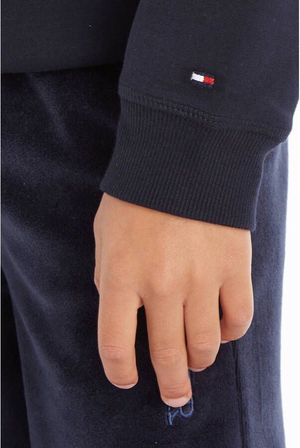 Tommy Hilfiger sweater BOLD MONOTYPE met logo donkerblauw
