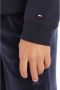 Tommy Hilfiger sweater BOLD MONOTYPE met logo donkerblauw Logo 110 - Thumbnail 3