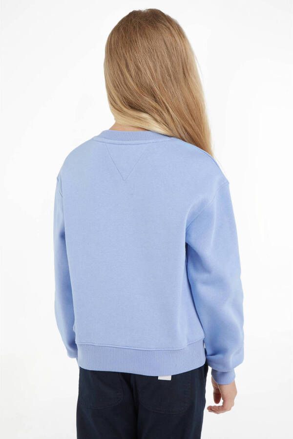 Tommy Hilfiger sweater ESSENTIAL CNK lichtblauw