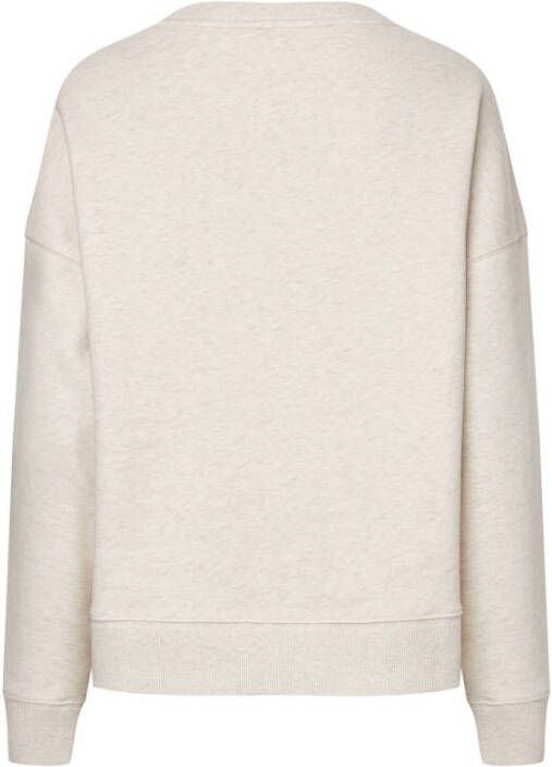 Tommy Hilfiger sweater met logo ecru