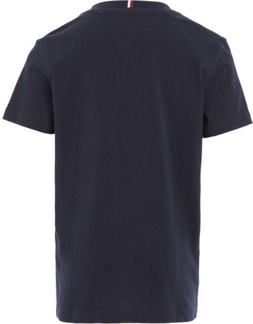 Tommy Hilfiger T-shirt ESSENTIAL POCKET met logo donkerblauw