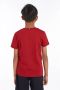 Tommy Hilfiger T-shirt HILFIGER LOGO met logo rood Jongens Katoen Ronde hals 116 - Thumbnail 3