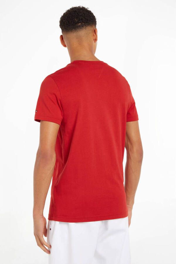Tommy Hilfiger T-shirt met logo arizona red