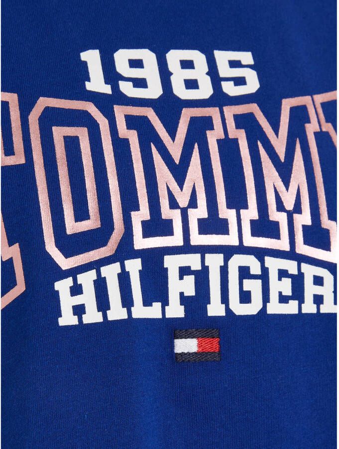 Tommy Hilfiger T-shirt met logo donkerblauw
