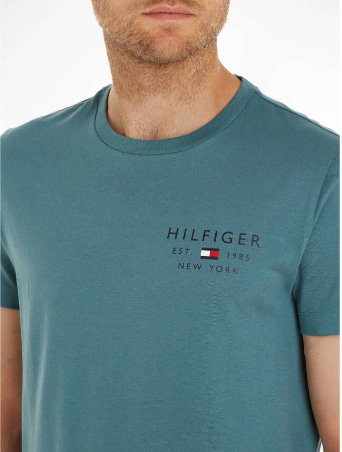 Tommy Hilfiger T-shirt met logo frosted green