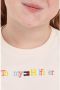 Tommy Hilfiger T-shirt met logo lichtroze Meisjes Stretchkatoen Ronde hals 176 - Thumbnail 3