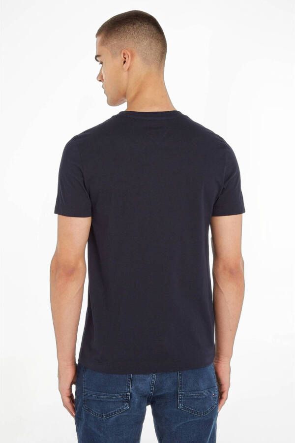Tommy Hilfiger T-shirt MONOTYPE CHEST STRIPE met logo desert sky