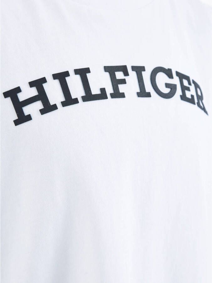 Tommy Hilfiger T-shirt MONOTYPE met logo wit