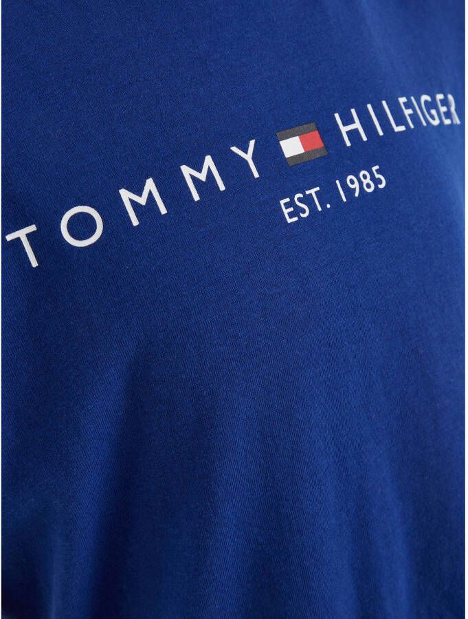 Tommy Hilfiger T-shirt U ESSENTIAL met logo hardblauw