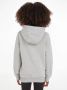 Tommy Hilfiger unisex hoodie met logo grijs melange Sweater Logo 104 - Thumbnail 4