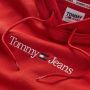 Tommy Jeans Hoodie met labelstitching model 'LINEAR' - Thumbnail 5