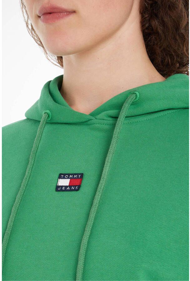 Tommy Jeans hoodie met logo groen
