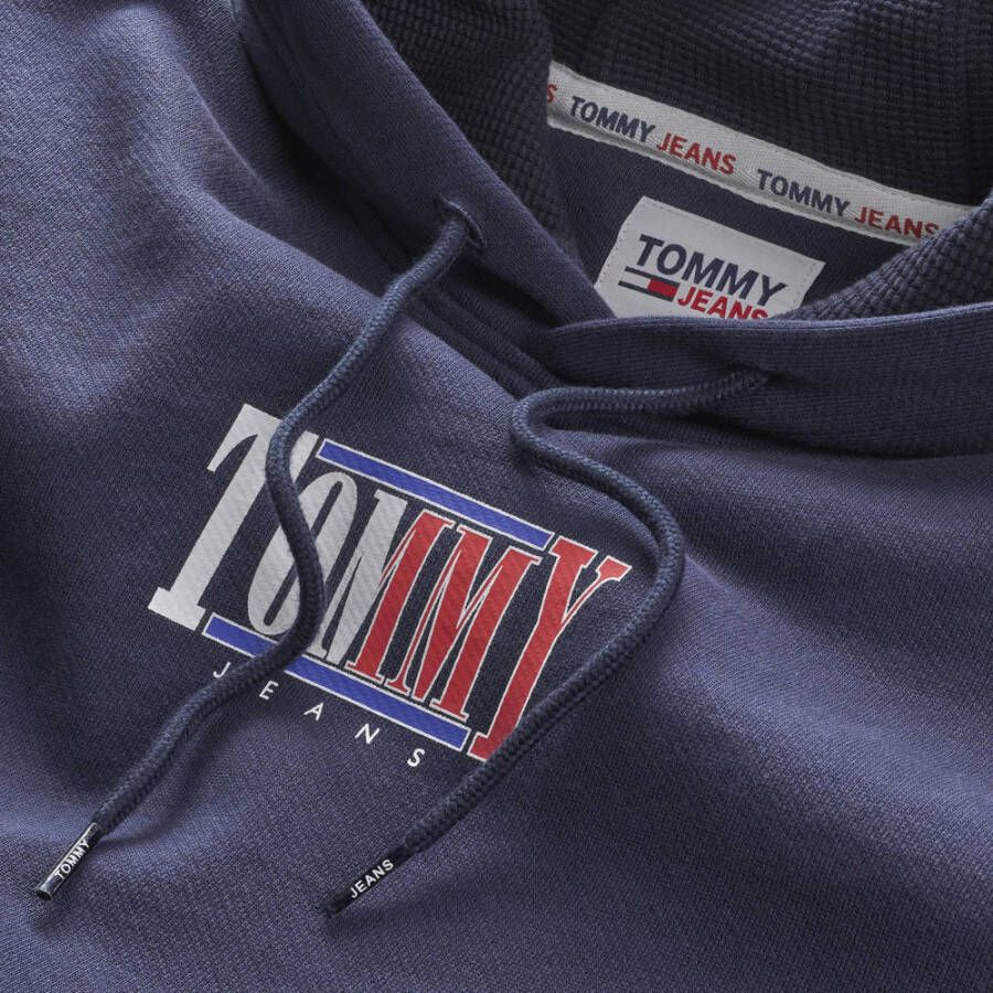 Tommy Jeans hoodie van biologisch katoen twilight navy
