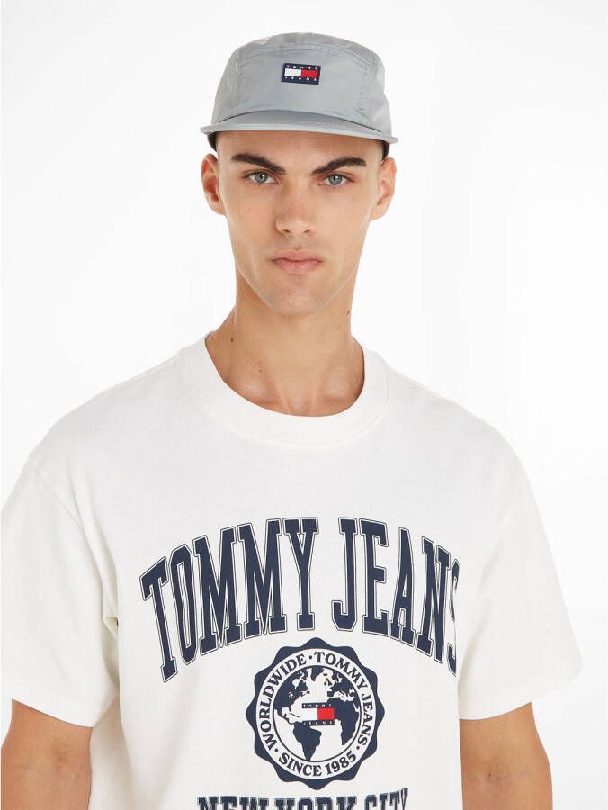 Tommy Jeans pet met logo grijs