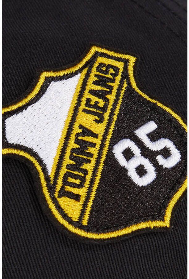 Tommy Jeans pet met logo zwart geel