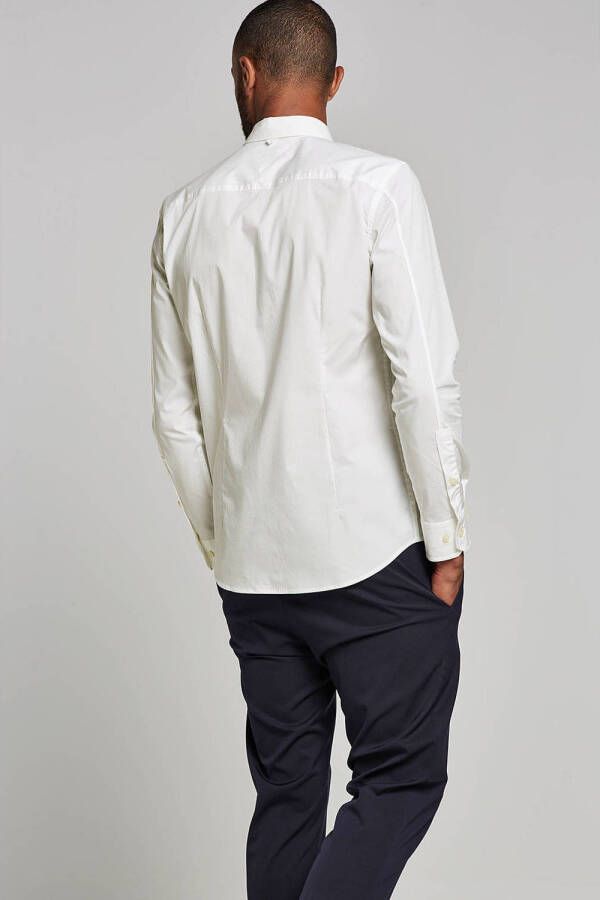 Tommy Jeans slim fit overhemd classic white