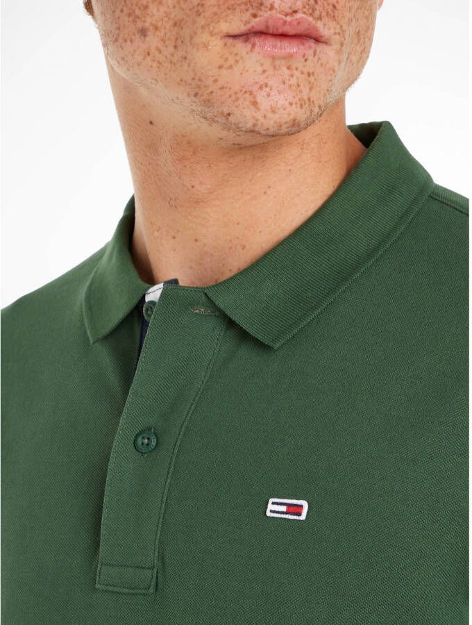 Tommy Jeans slim fit polo collegiate green