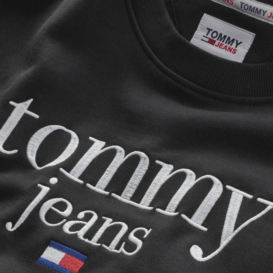 Tommy Jeans sweater met logo black