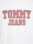 Tommy Jeans TJM Essential TJ TEE Dm0Dm16405Bds Wit Heren - Thumbnail 5