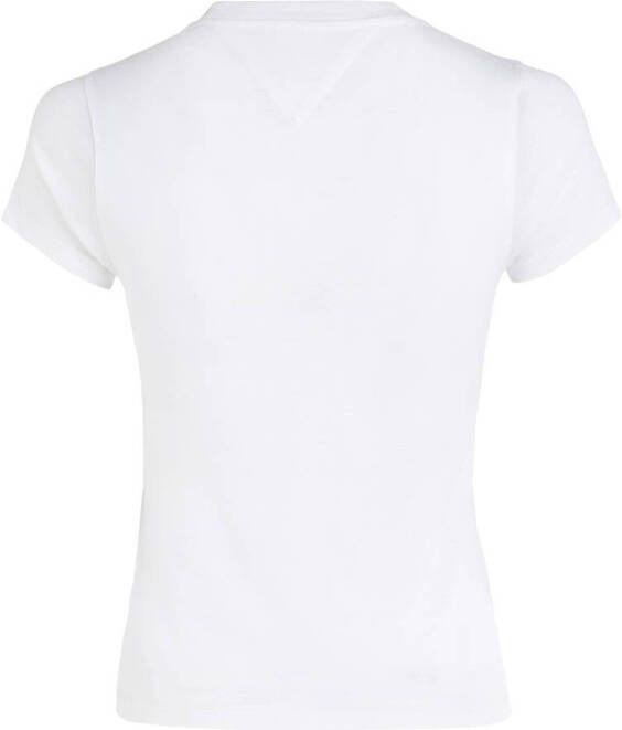 Tommy Jeans T-shirt met tekst white