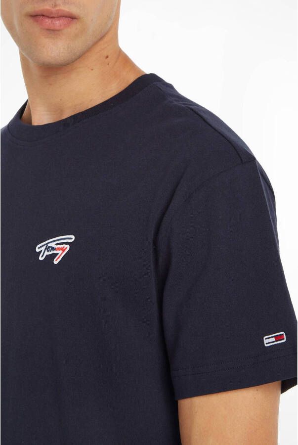 Tommy Jeans T-shirt SIGNATURE met logo desert sky