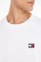 Tommy Jeans Witte Katoenen T-shirt met Geborduurd Logo voor Heren White Heren - Thumbnail 8