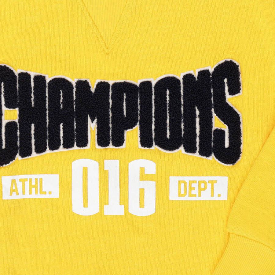 Tumble 'n Dry Mid sweater Champions van biologisch katoen 1056 spectra yellow