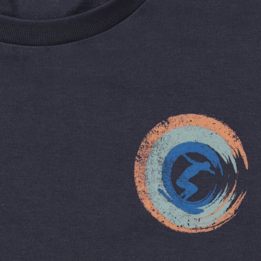 Tumble 'n Dry Mid T-shirt Surf van biologisch katoen donkerblauw