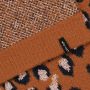 Tumble 'n Dry sjaal met panterprint bruin Meisjes Acryl Panterprint S - Thumbnail 2