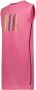 TYGO & vito jurk met tekst roze Meisjes Katoen Ronde hals Tekst 122-128 - Thumbnail 3