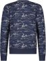 TYGO & vito sweater Jesse met all over print donkerblauw All over print 104 - Thumbnail 3