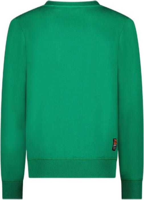 TYGO & vito sweater Tygo met printopdruk groen