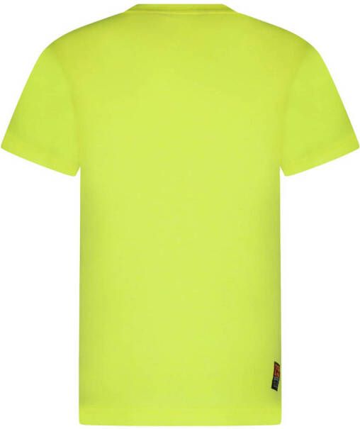 TYGO & vito T-shirt met printopdruk neon geel