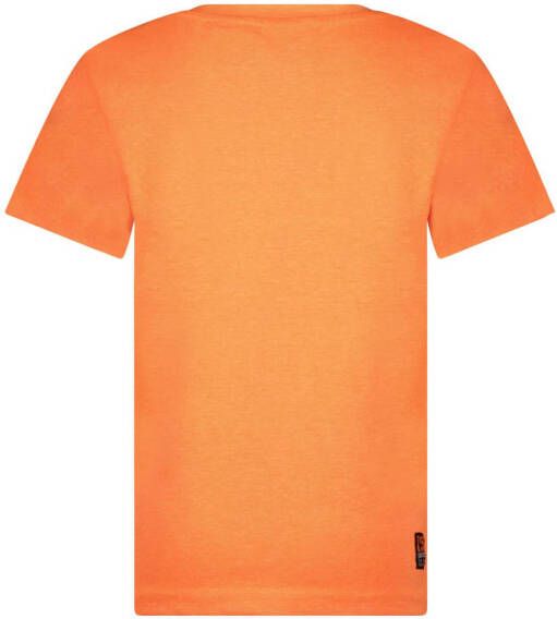 TYGO & vito T-shirt met printopdruk oranje