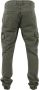 Urban Classics regular fit broek olive - Thumbnail 2