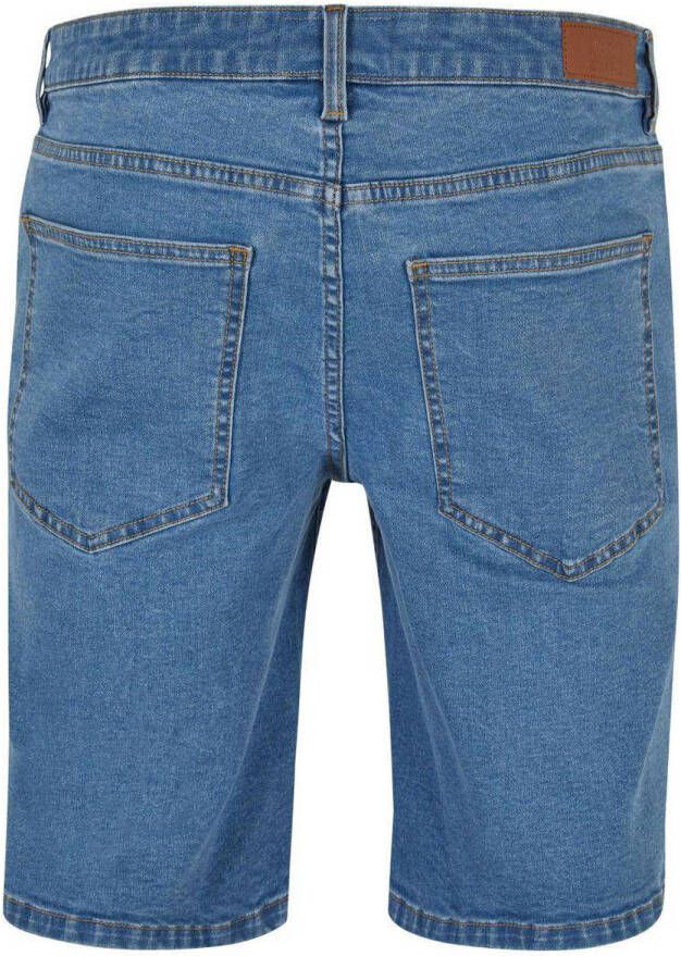 Urban Classics relaxed short light blue washed
