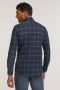 Vanguard Zwarte Casual Overhemd Long Sleeve Shirt Check Printe - Thumbnail 7