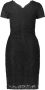 Vera Mont Bloemen Kant Bodycon Jurk Black Dames - Thumbnail 2