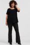 VERO MODA CURVE coated high waist flared jeans VMSIGA zwart - Thumbnail 6