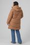 Vero Moda Tigers Eye Coat | Freewear Bruin Brown Dames - Thumbnail 2
