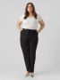 Vero Moda Vmzelda HR Straight Pant Curve Noos Zwart | Freewear Zwart Black Dames - Thumbnail 4