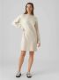 Vero Moda Gebreide jurk VMGOLDNEEDLE LS SHORT HIGHNECK DRESS - Thumbnail 3