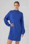 VERO MODA gebreide jurk VMNANCY blauw - Thumbnail 3