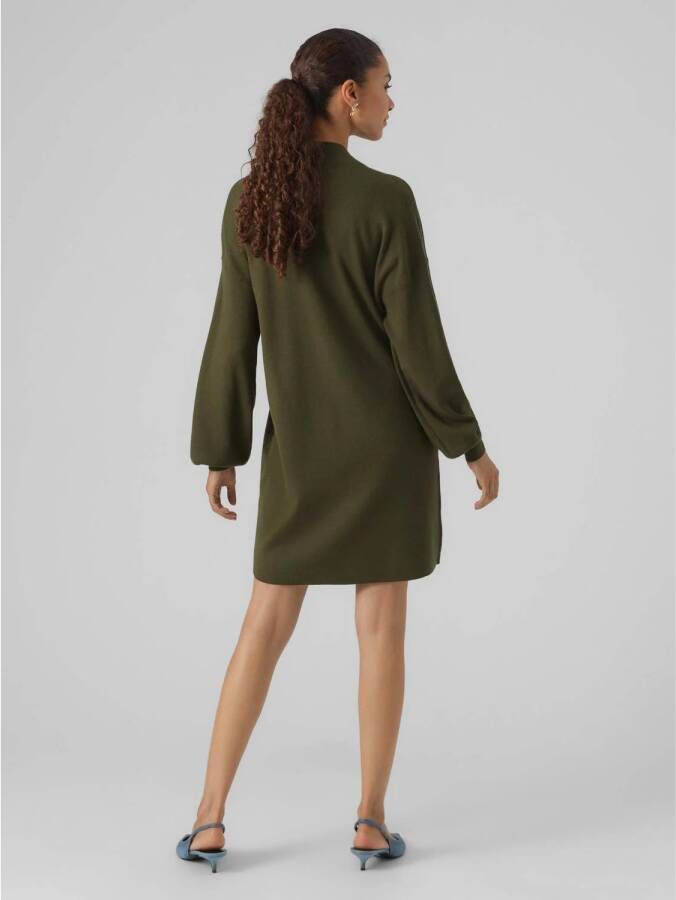 VERO MODA gebreide jurk VMNANCY groen