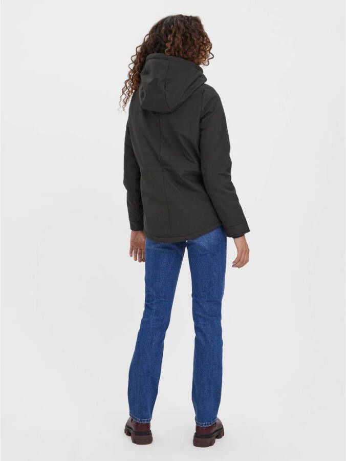 VERO MODA gewatteerde jas VMCLEANMILAN donkergrijs